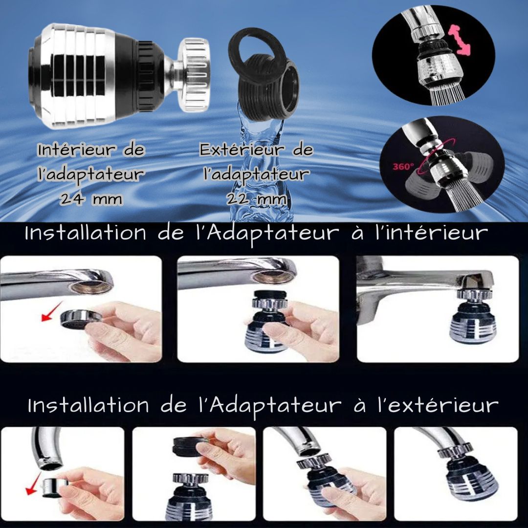 Mousseur robinet | Jetcomousse™