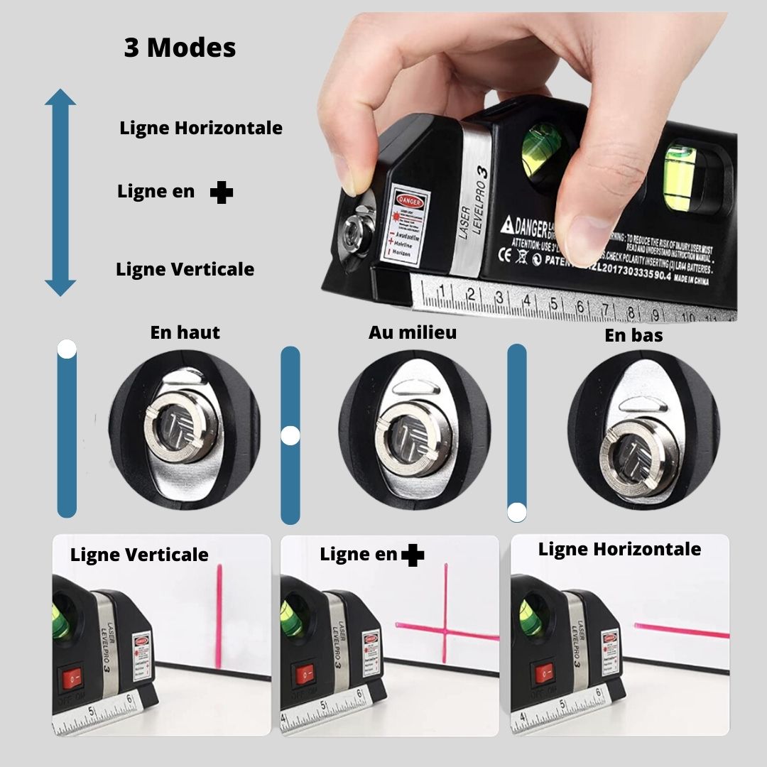 niveau-laser-3-modes